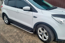 Ford Kuga/Escape 2013–2019 Maydos V2 side steps (2 stuks, aluminium + RVS) foto 3