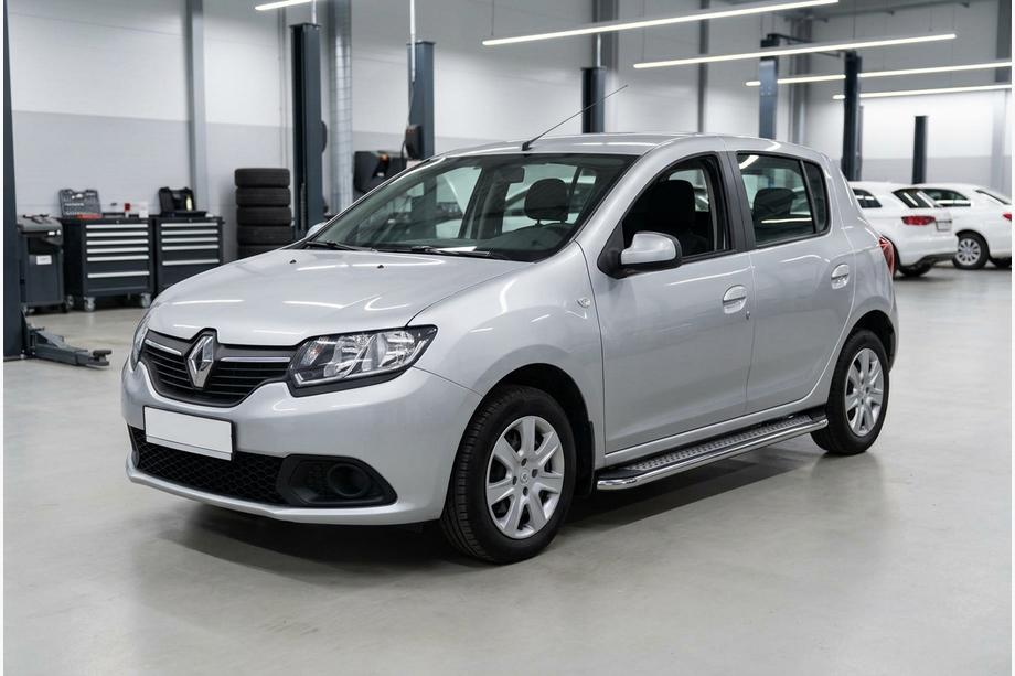 Renault Sandero 2013–2022 Zijtreden Maydos V2 (2 st., aluminium/RVS) Image