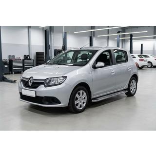 Zijtreden Maydos V2 (2 st., aluminium/RVS) Dacia Sandero 2013–2020 foto 1