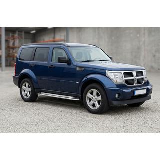 Zijtreden Maydos V2 (2 st., aluminium/RVS) Dodge Nitro 2006–2011 foto 1