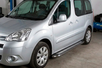 Peugeot Partner Tepee 2008–2018 Zijtreden Maydos V2 (2 st., aluminium/RVS) foto 1