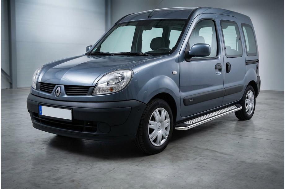 Renault Kangoo 1998–2008 Zijtreden Maydos V2 (2 st., aluminium/RVS) Image