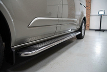 Ford Custom 2013–2022 Zijtreden Maydos V2 (2 st., aluminium/RVS) foto 1