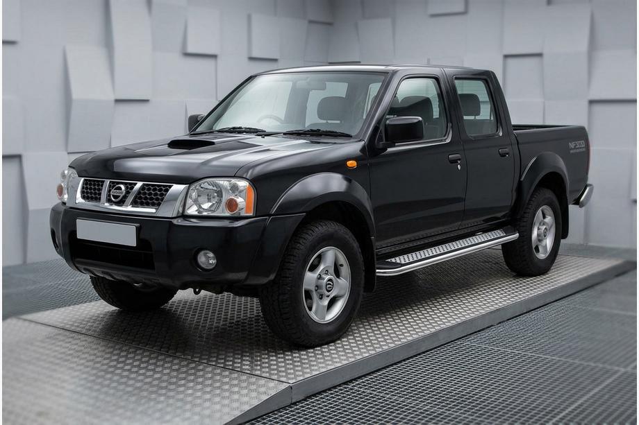 Nissan NP300 1999–2015 Zijtreden Maydos V2 (2 st., aluminium/RVS) Foto 1