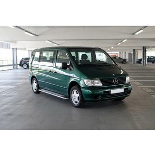 Zijtreden Maydos V2 (2 st., aluminium/RVS) Mercedes Vito W638 1996–2003 foto 1