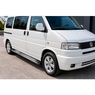 Zijtreden Maydos V2 (2 st., aluminium/RVS) Volkswagen T4 Caravelle/Multivan 1990–2003 foto 1