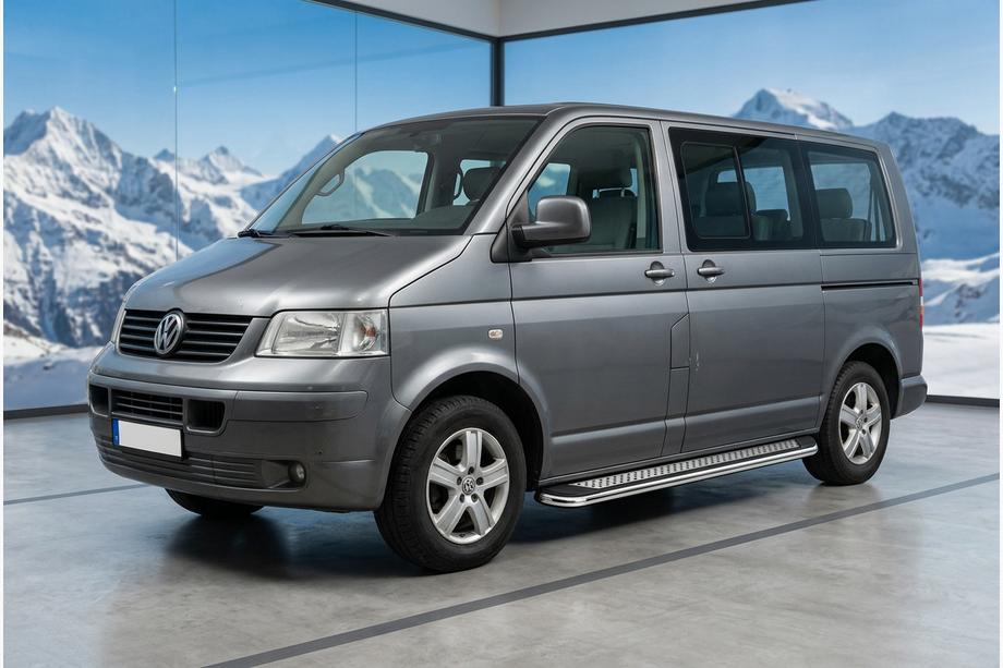 Volkswagen T5 Multivan 2003–2010 Zijtreden Maydos V2 (2 st., aluminium/RVS) Foto 1
