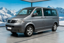 Volkswagen T5 Caravelle 2004–2010 Zijtreden Maydos V2 (2 st., aluminium/RVS) foto 1