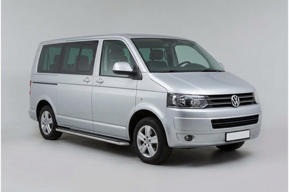 Volkswagen T5 2010–2015 Zijtreden Maydos V2 (2 st., aluminium/RVS) Alleen voor korte wielbasis Image