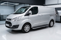 Ford Custom 2013–2022 Maydos V1 side steps (set van 2, aluminium/RVS) foto 1