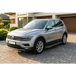 Side steps Bosphore Black (set van 2, aluminium) Volkswagen Tiguan 2016–2023 foto 1