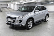 Peugeot 4008 2012–2017 Allmond Black zijtreden (2 st., aluminium) foto 1