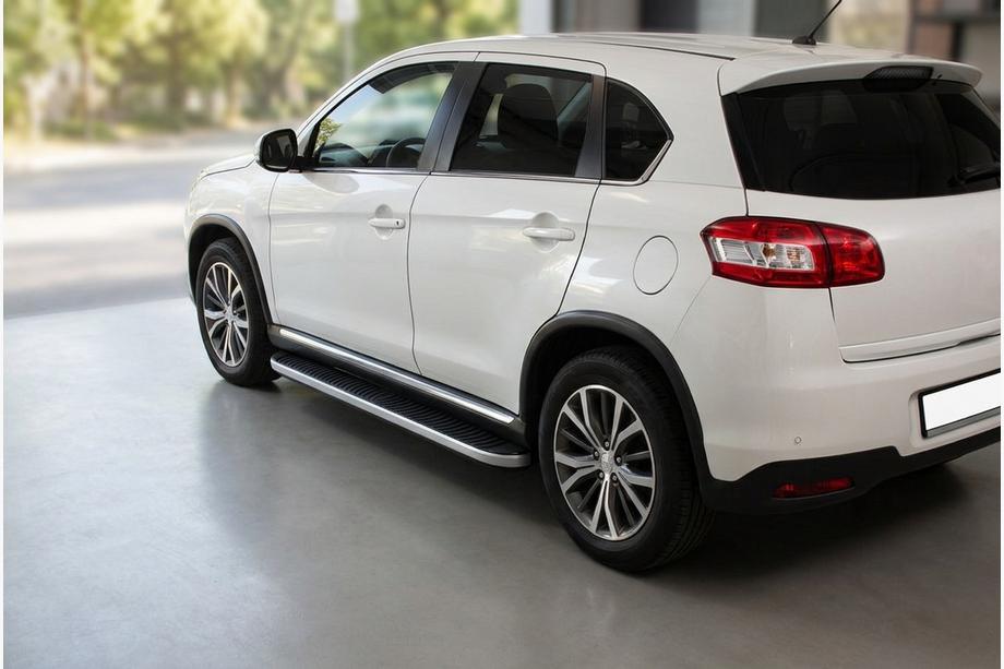 Peugeot 4008 2012–2017 Tayga side steps (set van 2, aluminium) Image