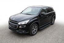 Peugeot 4008 2012–2017 Bosphorus Black side steps (2 stuks, aluminium) foto 1