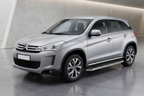Citroen C-4 Aircross 2012–2017 Maydos V1 side steps (set van 2, aluminium/RVS) foto 1