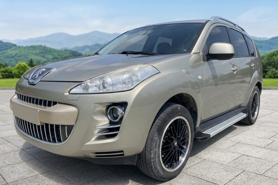 Peugeot 4007 2007–2013 Zijtreden Maya V2 (set van 2, aluminium) Image