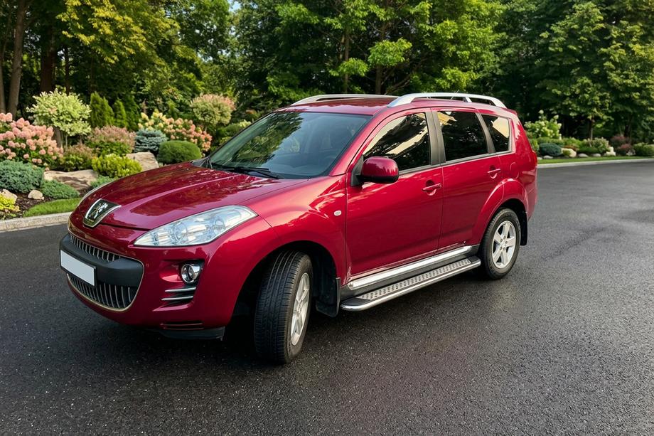 Peugeot 4007 2007–2013 Zijtreden Maydos V2 (2 st., aluminium/RVS) Image