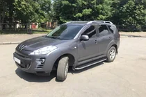 Peugeot 4007 2007–2013 Tayga side steps (set van 2, aluminium) foto 1