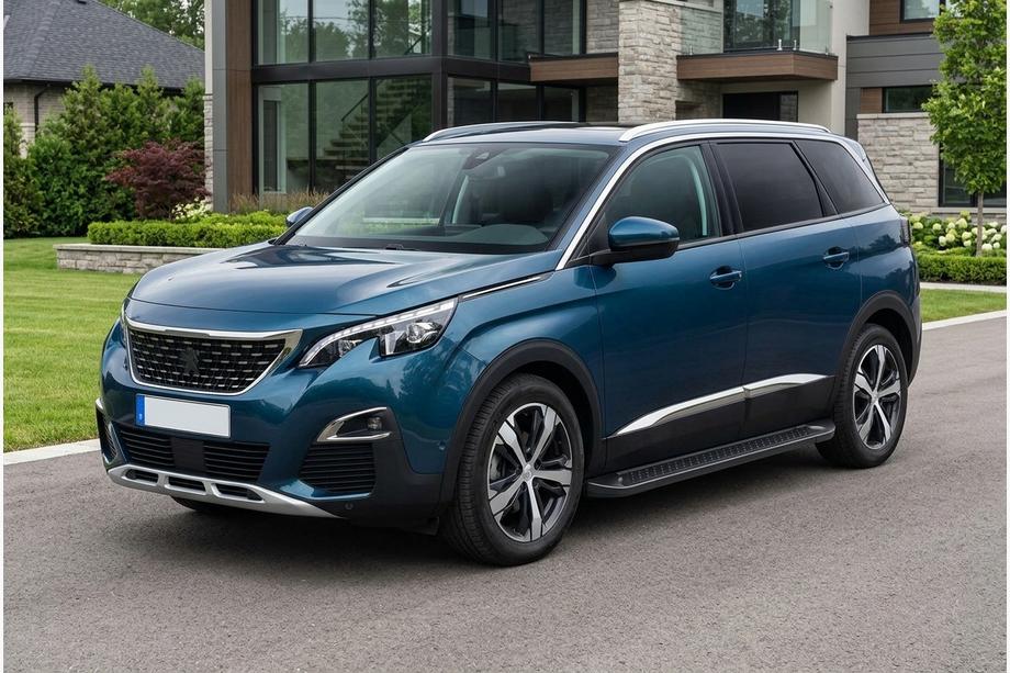 Peugeot 5008 2016–2023 Allmond Black zijtreden (2 st., aluminium) Image
