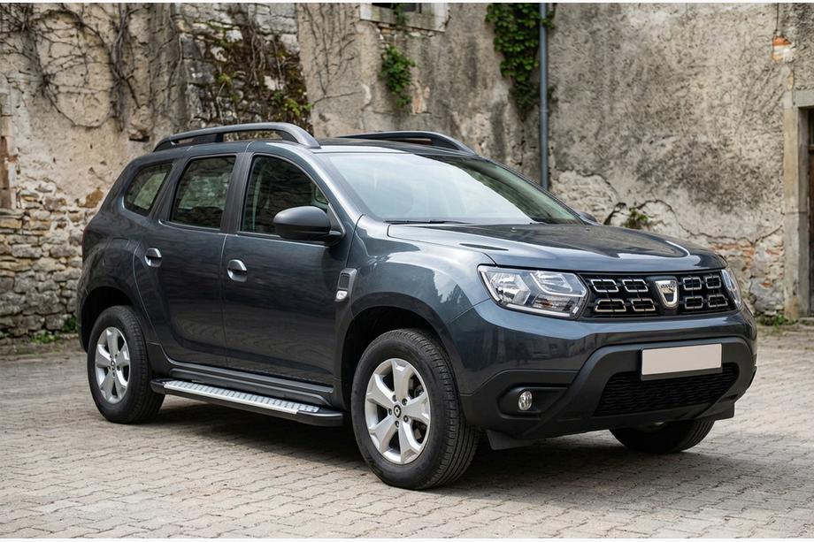 Renault Duster 2018–2024 Side steps Allmond Grey (2 stuks, aluminium) Image