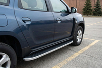 Renault Duster 2018–2024 Side steps Tayga Grey (set van 2, aluminium) foto 1