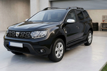 Renault Duster 2018–2024 Side steps Tayga Black (2 stuks, aluminium) foto 1