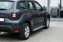 Renault Duster 2018–2024 Rainbow side steps (2 stuks, aluminium) foto 1