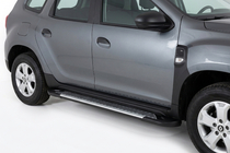 Dacia Duster 2018–2024 Line side steps (set van 2, aluminium) foto 1