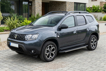 Dacia Duster 2018–2024 Side steps Bosphore Grey (set van 2, aluminium) foto 1