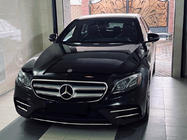 Mercedes E-class W213 2016–2023 Zijbeschermlijsten voor voorbumper 2016-2019 (RVS) foto 1