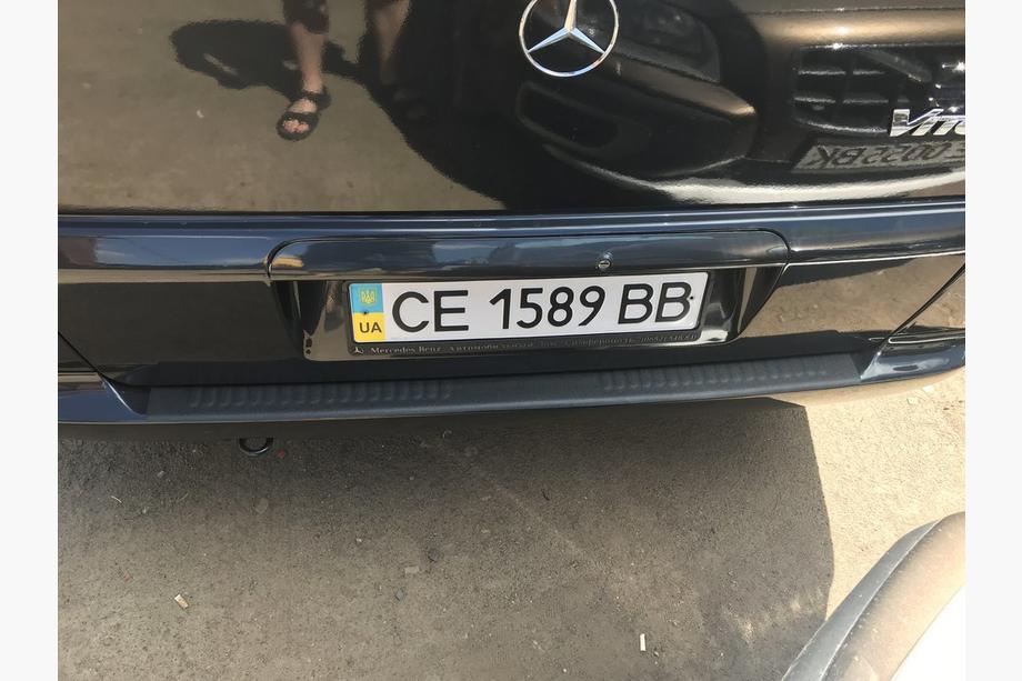 Mercedes Vito W638 1996–2003 Achterbumper beschermlijst DDU-mat (ABS) Foto 3