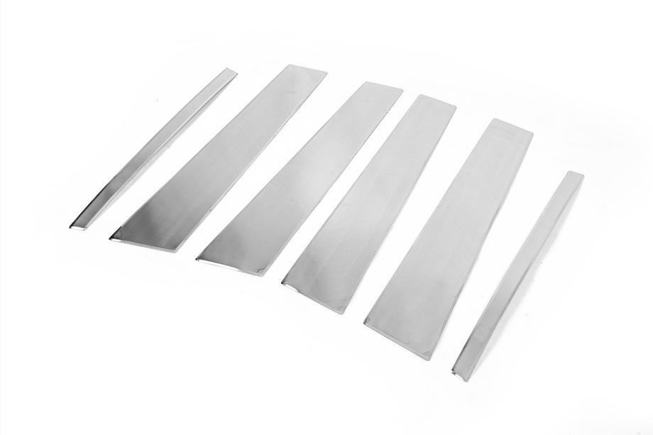 Mercedes GLE/ML-klasse W166 2011–2018 RVS deurstijl sierlijsten (6 stuks) Foto 4