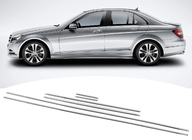 Mercedes C-klasse W204 2007–2015 RVS raamlijsten (6-delig) foto 2