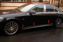 Mercedes S-Class W222 2013–2022 Sierlijst covers V1 (6 stuks, RVS) foto 1