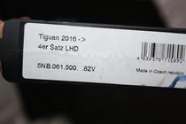 Volkswagen Tiguan 2016–2023 Rubberen automatten (set van 4, origineel) foto 2