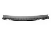Volkswagen Passat B7 2012–2015 Achterbumperbescherming OmsaLine Zwart glans (SW, RVS) foto 2
