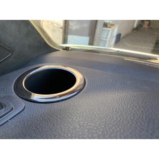 Bekerhouder afdekkap (2 stuks, zwart chroom) Volkswagen T6 2015–2024 foto 1