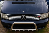 Mercedes Vito W638 1996–2003 RVS grille-sierlijsten (V-class) foto 3