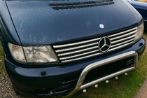 Mercedes Vito W638 1996–2003 RVS grille-sierlijsten (V-class) foto 1