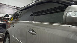 Mercedes GL-klasse X164 2006–2012 Onderste raamlijsten (6 stuks, RVS) foto 8