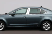 Skoda Octavia III A7 2013–2019 RVS deurstijl sierlijsten (6 stuks) foto 1