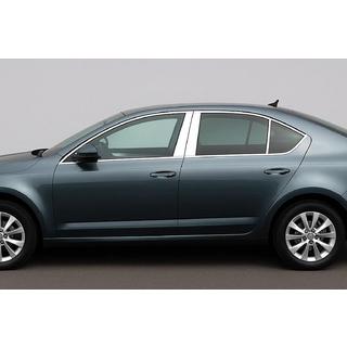 RVS deurstijl sierlijsten (6 stuks) Skoda Octavia III A7 2013–2019 foto 1