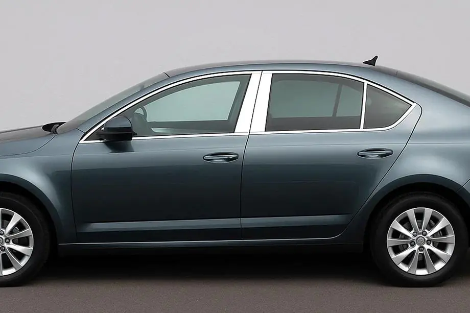 Skoda Octavia III A7 2013–2019 RVS deurstijl sierlijsten (6 stuks) Image
