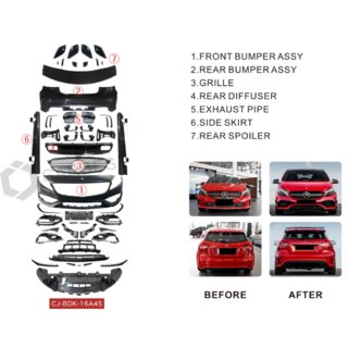 Complete bodykit (A45 AMG) Mercedes A-Klasse W176 2012–2018 foto 3
