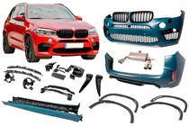 BMW X5 F15 2013–2018 Complete bodykit met uitlaatsysteem (X5M) foto 3