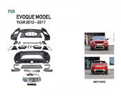 Range Rover Evoque 2012–2018 Tuning bodykit set (BodyKit-2) foto 2