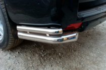 Toyota Land Cruiser Prado 150 2009–2023 Achterhoeken AK003-Подвійний (RVS) foto 3