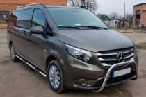 Mercedes Vito/V-klasse W447 2014– RVS sidebars (2 stuks) d70, lange wielbasis (L3) foto 3