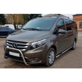 RVS sidebars (2 stuks) Mercedes Vito/V-klasse W447 2014– foto 2