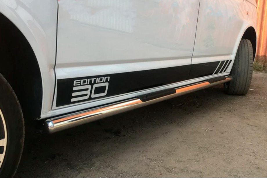 Volkswagen T6 2015–2024 Sidebars (set van 2, RVS) Image